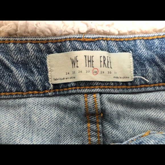 FREE PEOPLE jean skirt - Picture 3 of 3